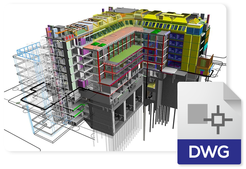 BIM, CAD, DWG file from Matterport