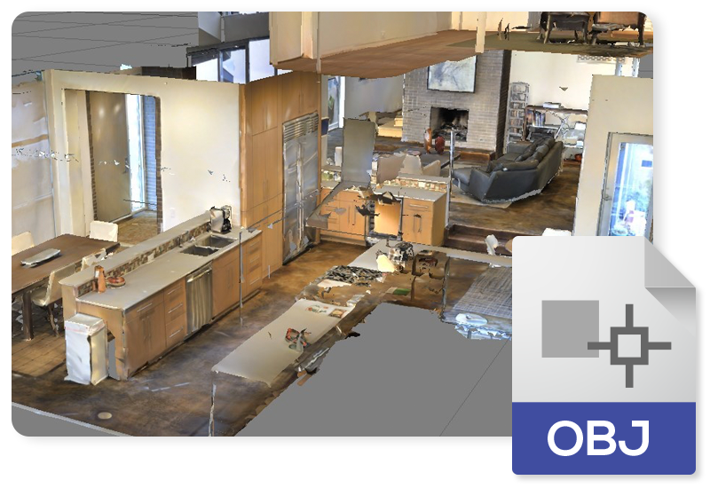 OBJ file from Matterport