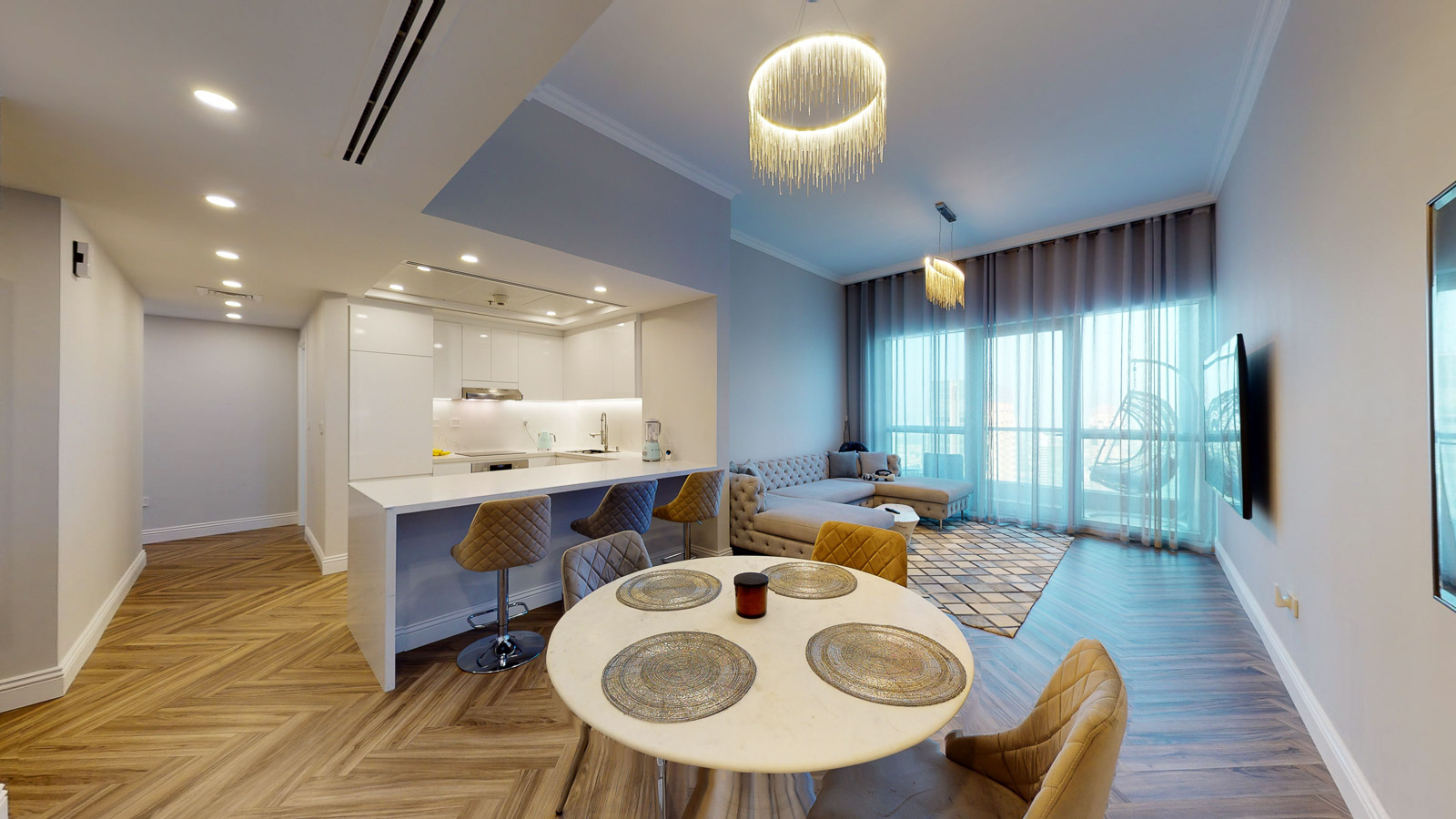 Virtual tour Bay Central, Dubai Marina