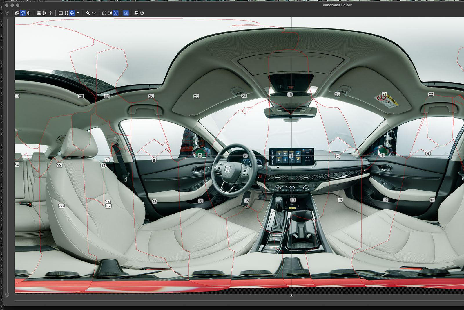 Virtual tour Honda 360 Interior